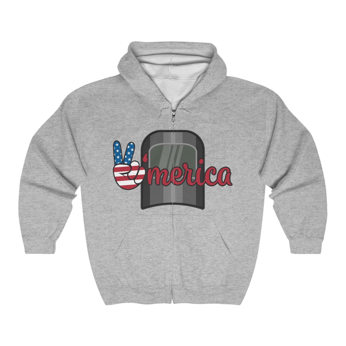 Unisex Heavy Blend™ Full Zip Hooded Sweatshirt