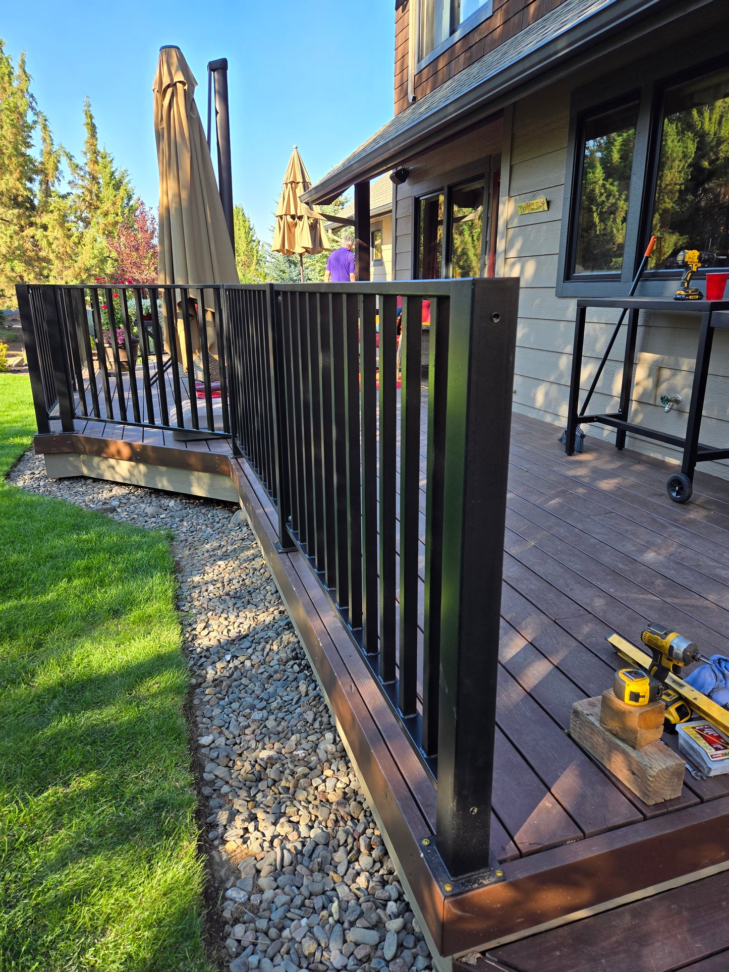 Metal Deck Railing 42 Inch