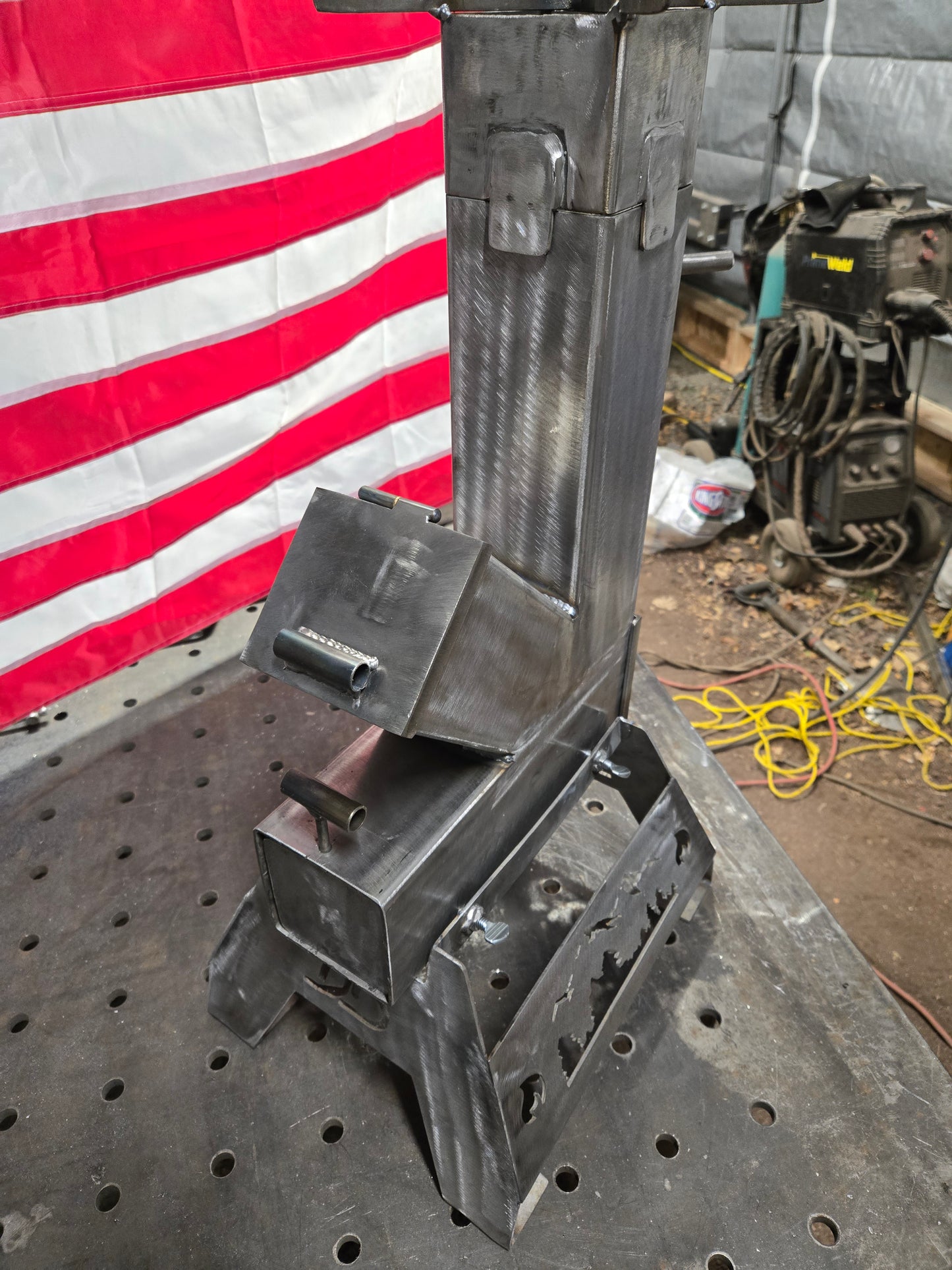 Well Built High Quality DB 4 inch Rocket Stove With Removable Ash Pan! Free Shipping To The Lower 48 States!