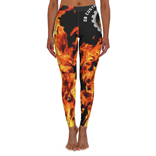 Women's Casual Spandex Leggings (AOP) flag