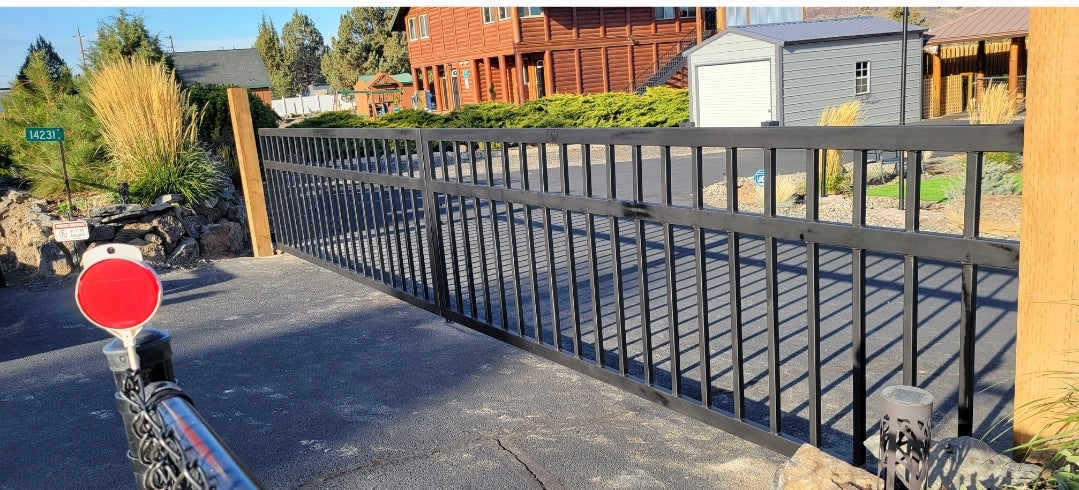 18 Foot Double Swing steel Gates (2 of the 9 foot gates) Local Pickup Only