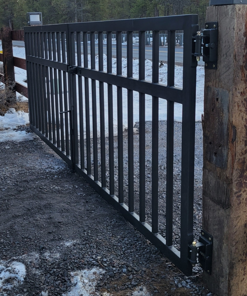 24 Foot Double Swing steel Gates (2 of the 12 foot gates) Local Pickup Only