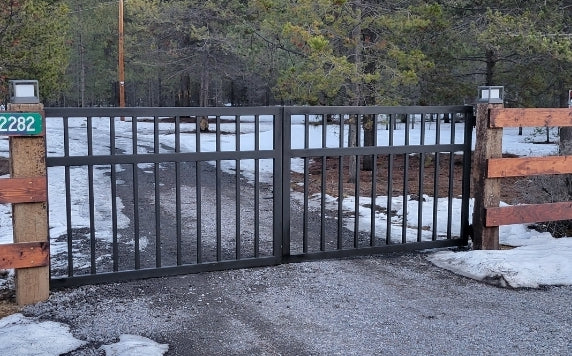 20 Foot Double Swing steel Gates (2 of the 10 foot gates) Local Pickup Only